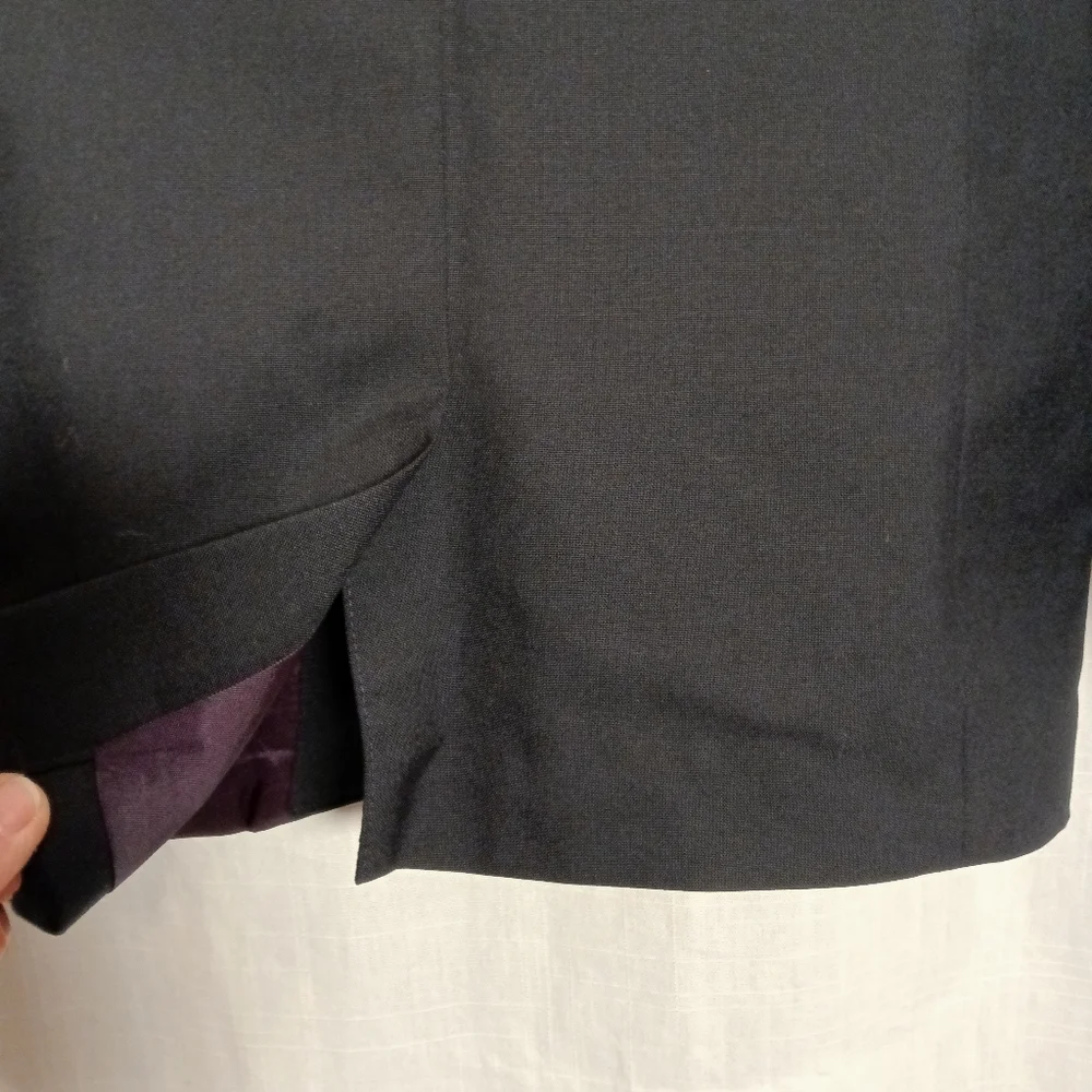 Talbot's Boys Navy Wool Blazer with Gold Crest Buttons Size 7X